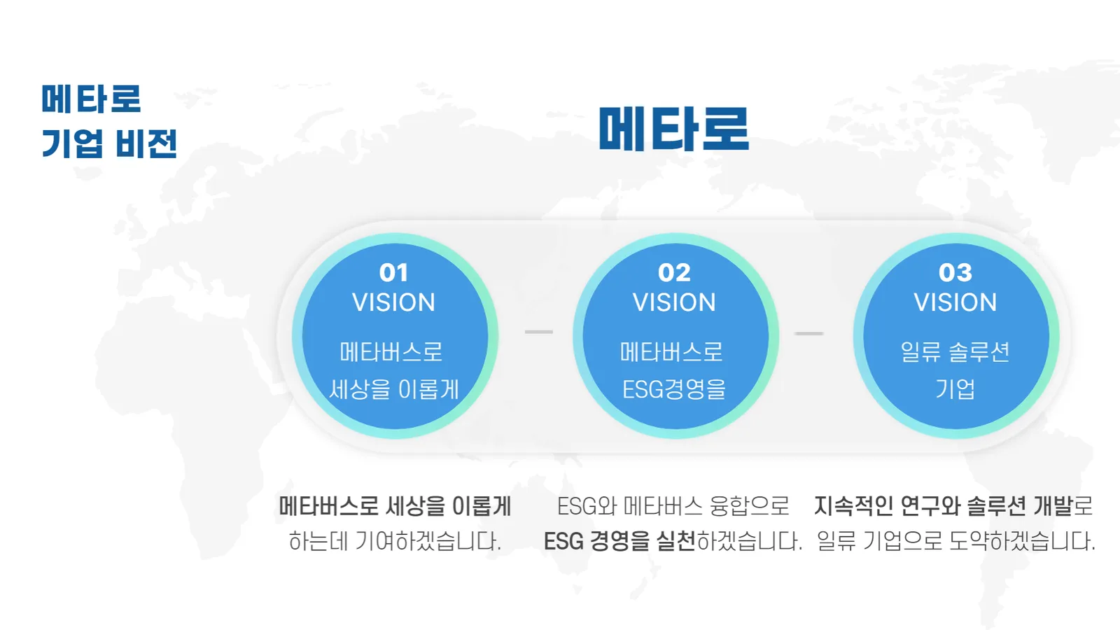 메타로 기업 비전